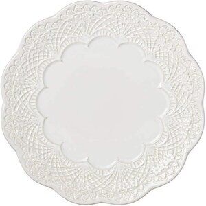 Lenox Chelse Muse Reactive White Accent Luncheon Plate